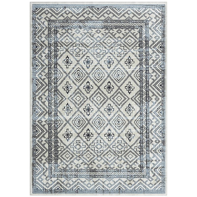 Everwash Treasure Cambria Southwest Geometric Area Rug