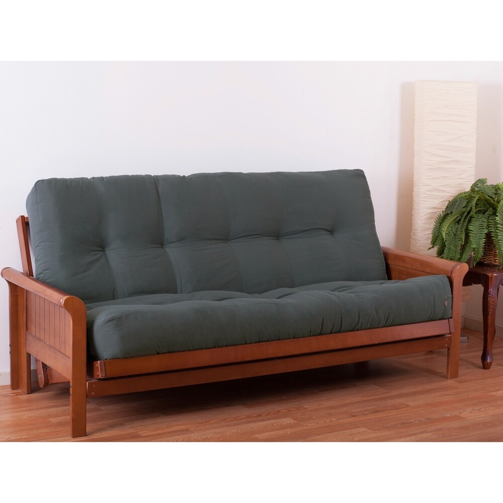 9 inch Thick Twill Futon Mattress (Twin  Full  or Queen)