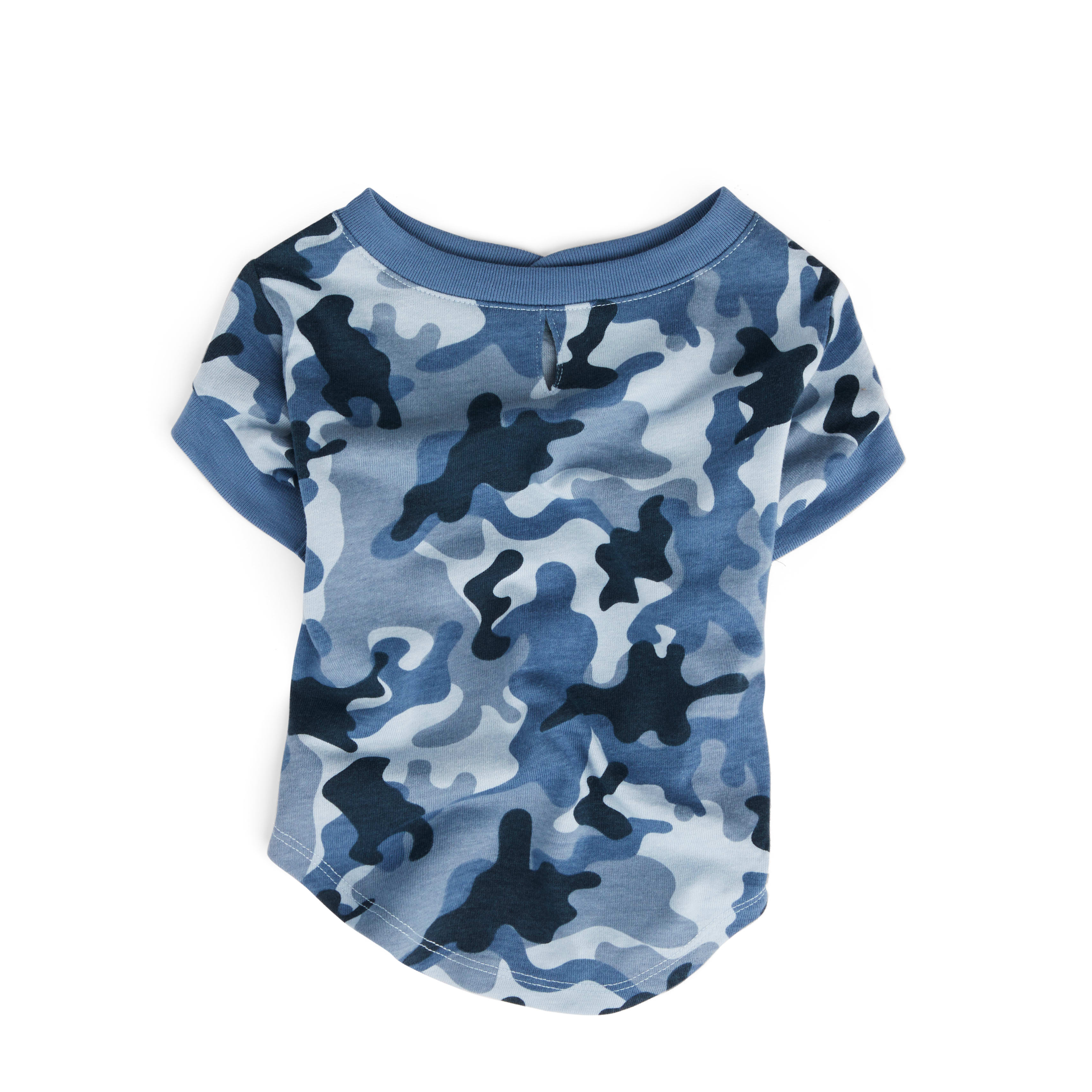 Reddy Blue Camo Partner in Crime Dog Tee， X-Small