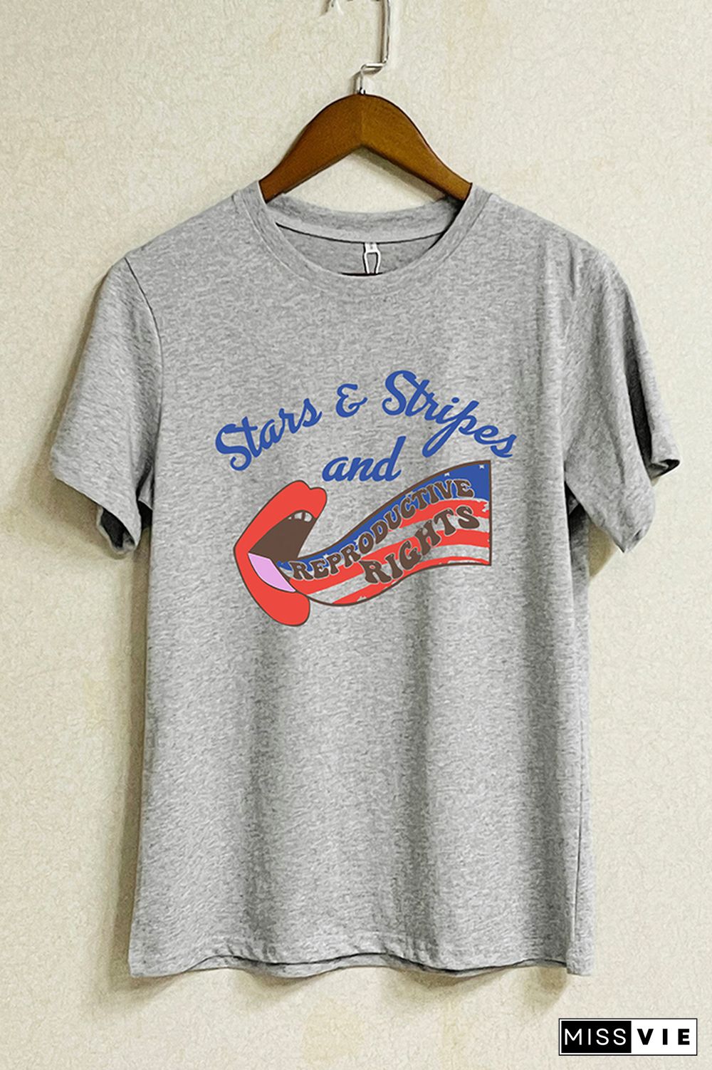 Stars Stripes And Reproductive Rights Graphic Tee Wholesale