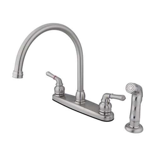 Kingston Brass KB791SP Magellan 8-Inch Centerset Kitchen Faucet， Polished Chrome