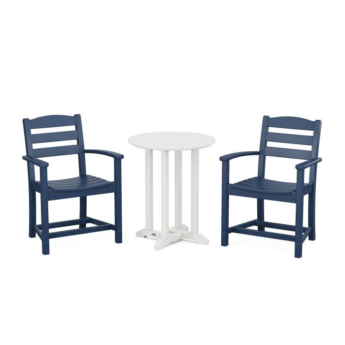 Polywood La Casa Café 3-Piece Round Dining Set PWS1299-1