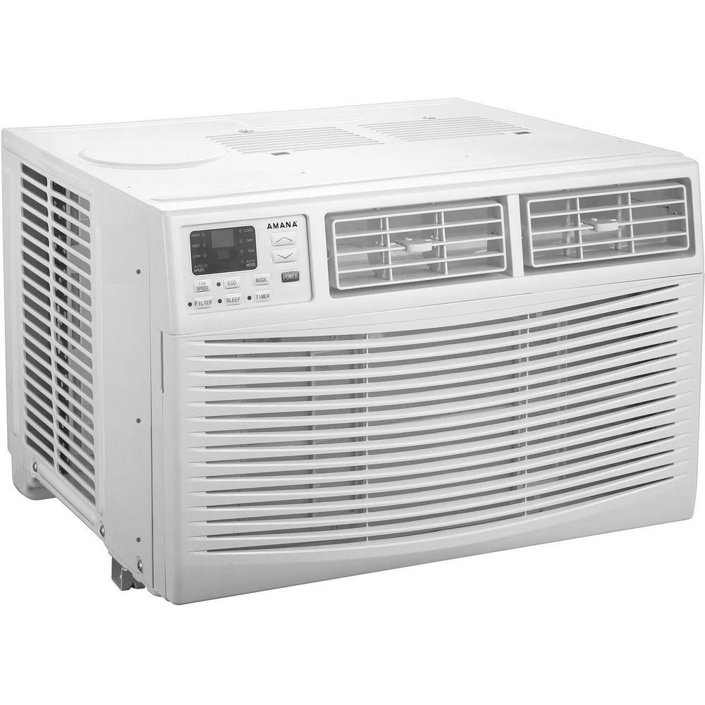 Amana 15000 BTU 115-Volt Window-Mounted Air Conditioner with Remote Control in White AMAP151CW