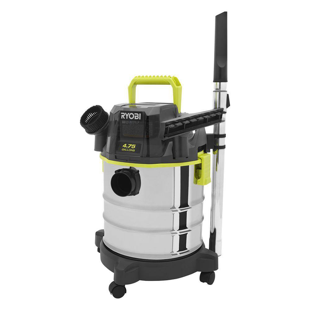 RYOBI ONE+ 18V Cordless 4.75 Gallon WetDry Vacuum (Tool Only) PWV201B