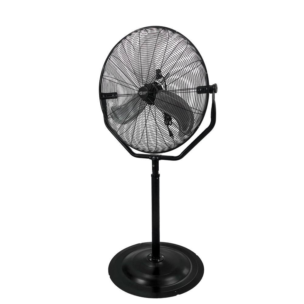 Commercial Electric Adjustable-Height 30 in. Easy-Assembly Pedestal Fan SFSC1-750S