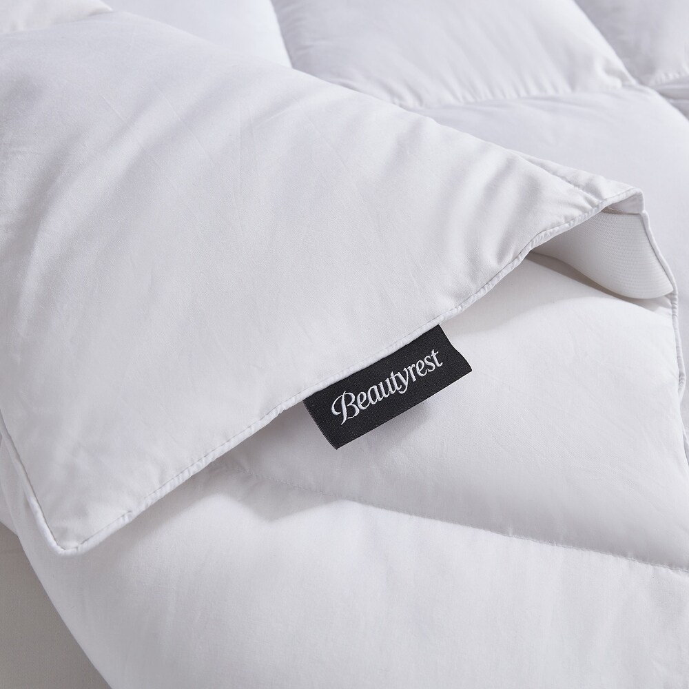 Beautyrest Tencel White Feather   Down Fiber Mattress Topper