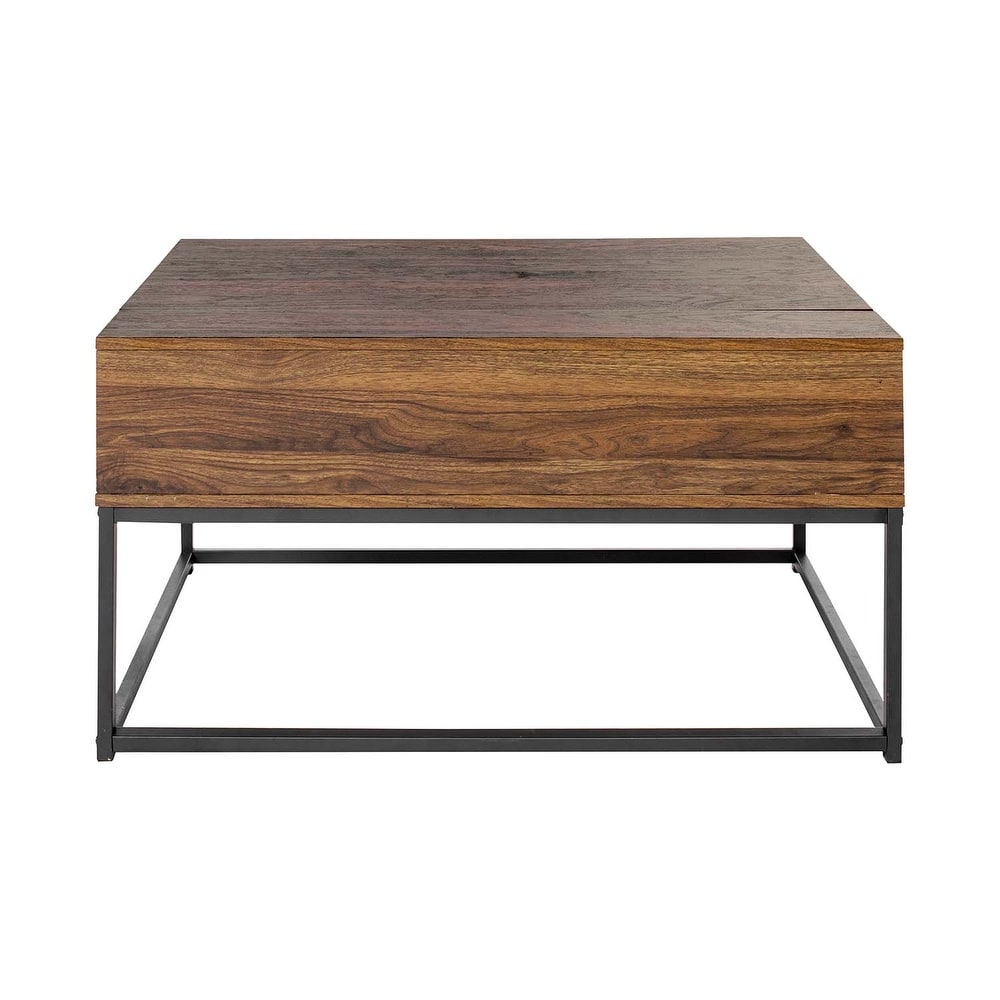 Homy Casa Kravets Lifted Top Storage Coffee Table