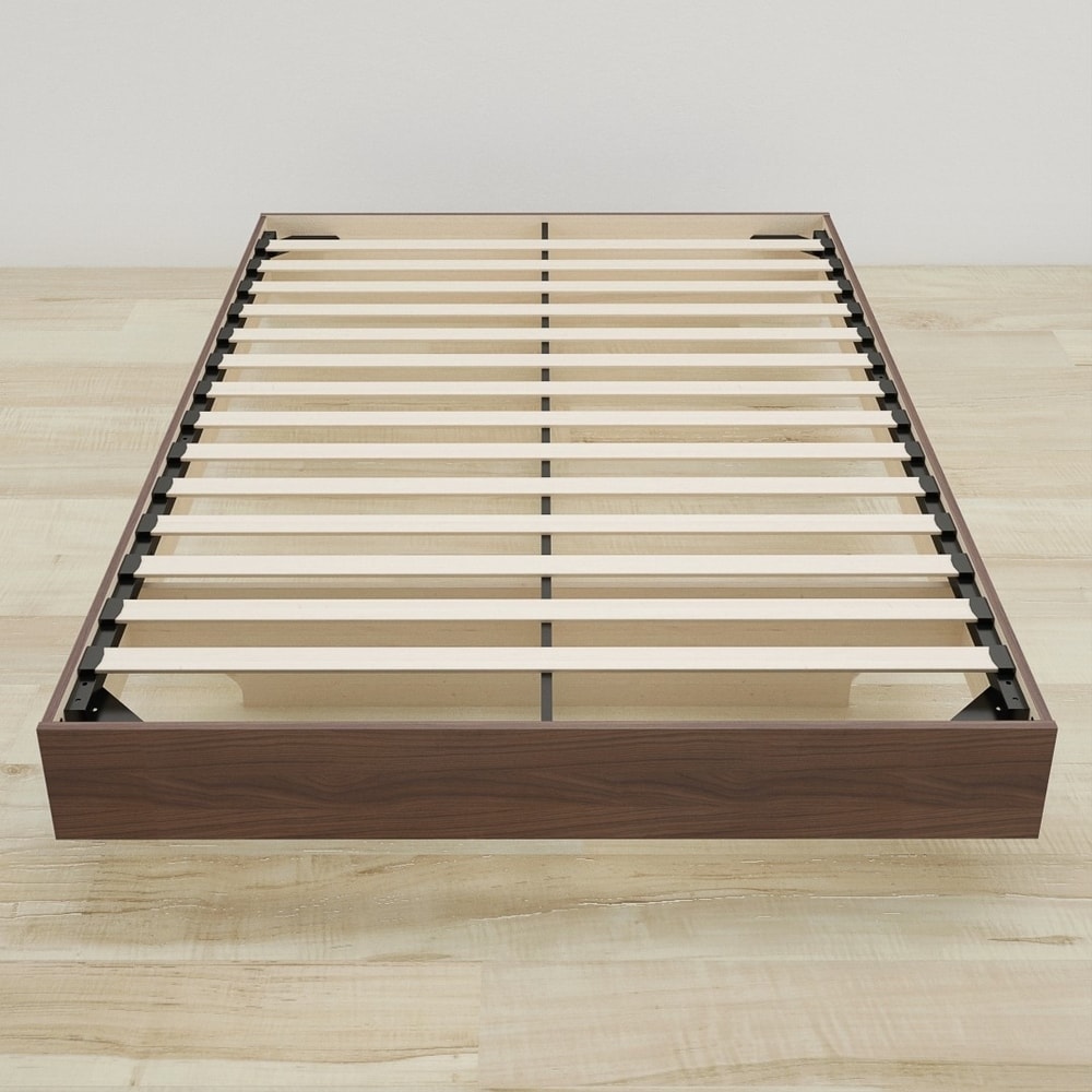 Nexera Alibi Platform Bed  Walnut