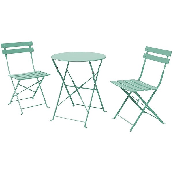 3PCS Steel Patio Bistro Set