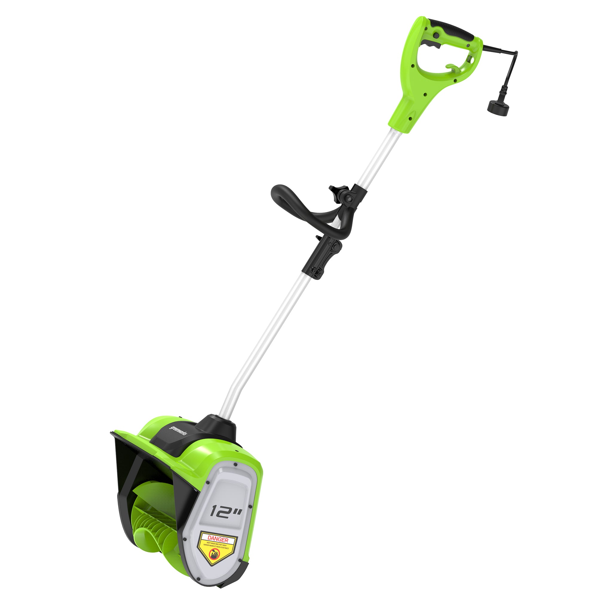 8 Amp 12-Inch Corded Electric Snow Shovel | Greenworks Tools