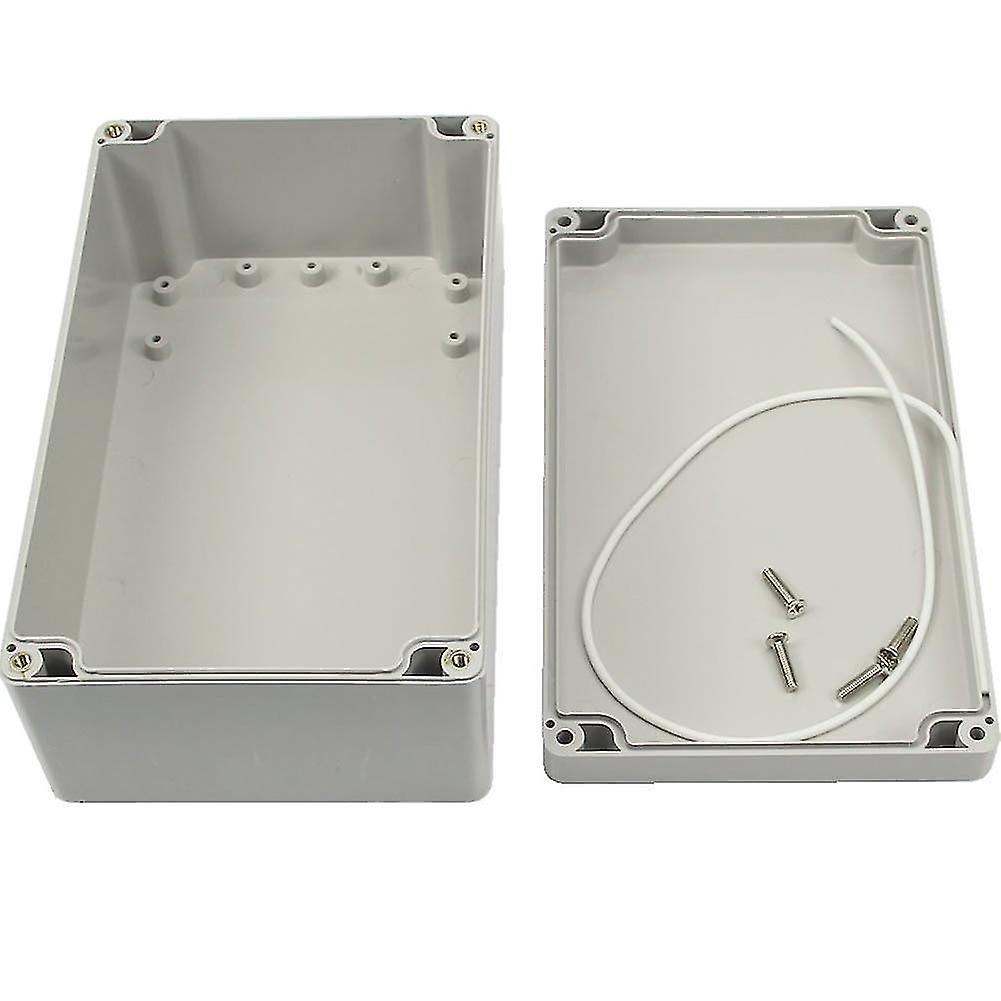 Gray-white Waterproof Plastic Project Box Enclosure 200*120*75mm