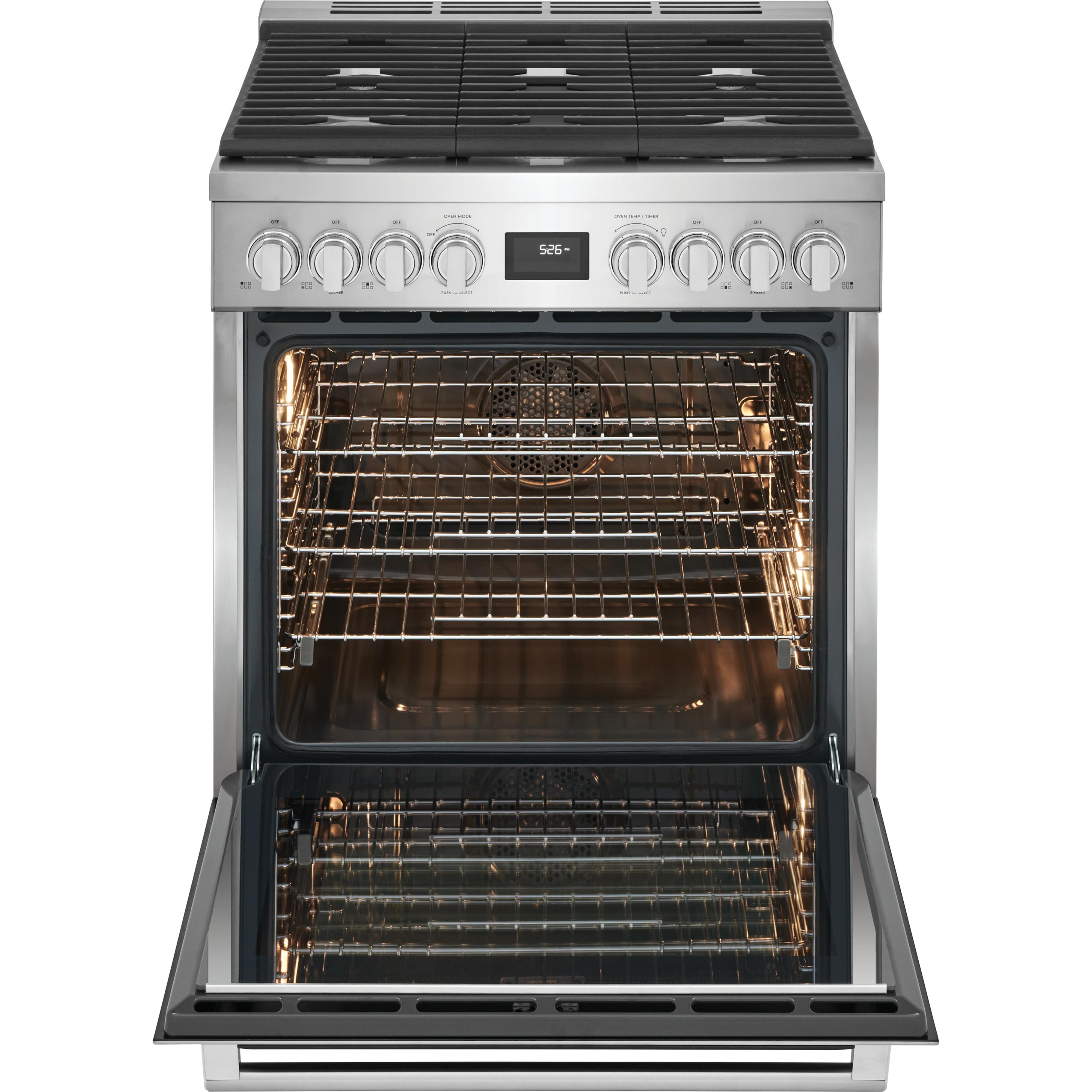 Electrolux 30-inch Dual-Fuel Freestanding Range ECFD3068AS