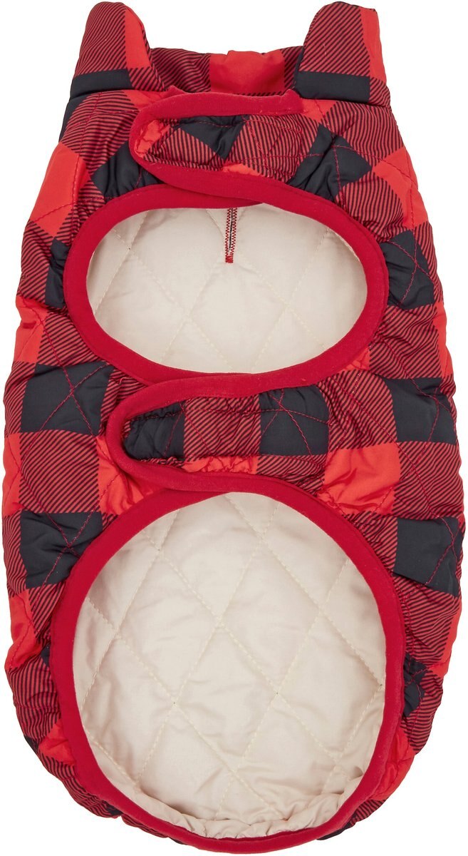 Frisco Quilted Water-Resistant Reversible Insulated Dog and Cat Jacket