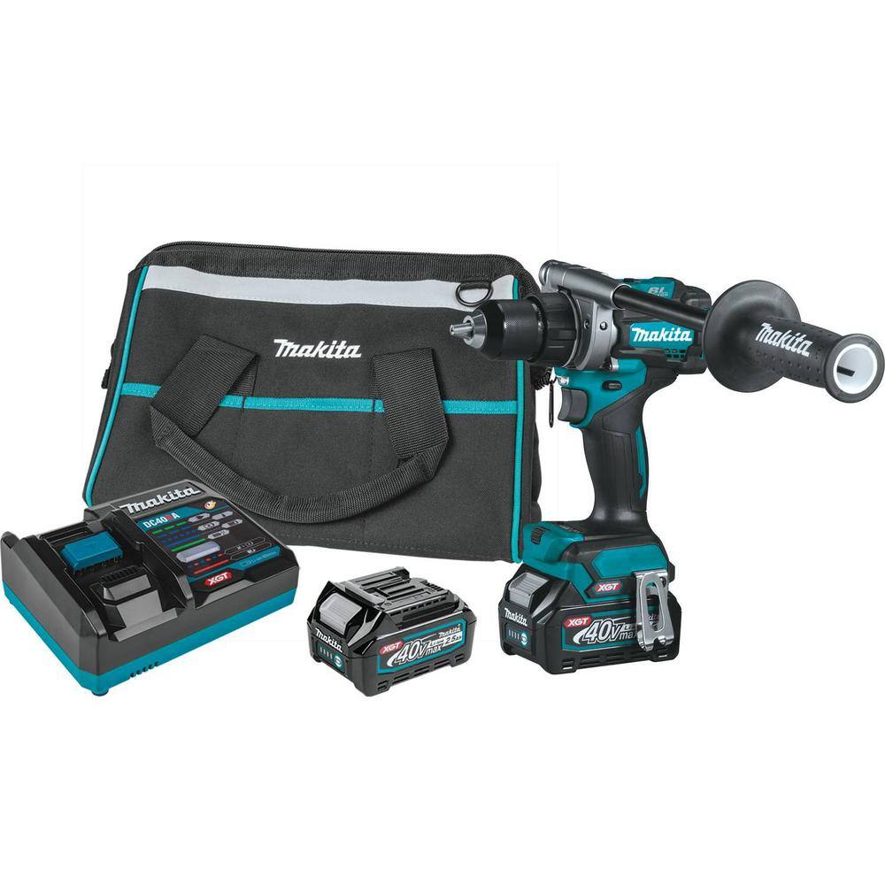 Makita 40V Max XGT Brushless Cordless 12 in. Driver-Drill Kit (2.5Ah) GFD01D