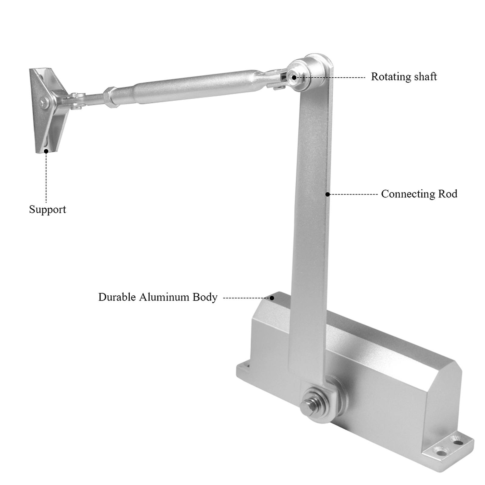 Adjustable Hydraulic Double Stage Speed Door Closer For One Way Opening