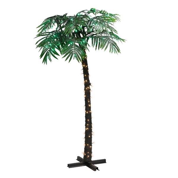 PreLit Artificial Palm Tree