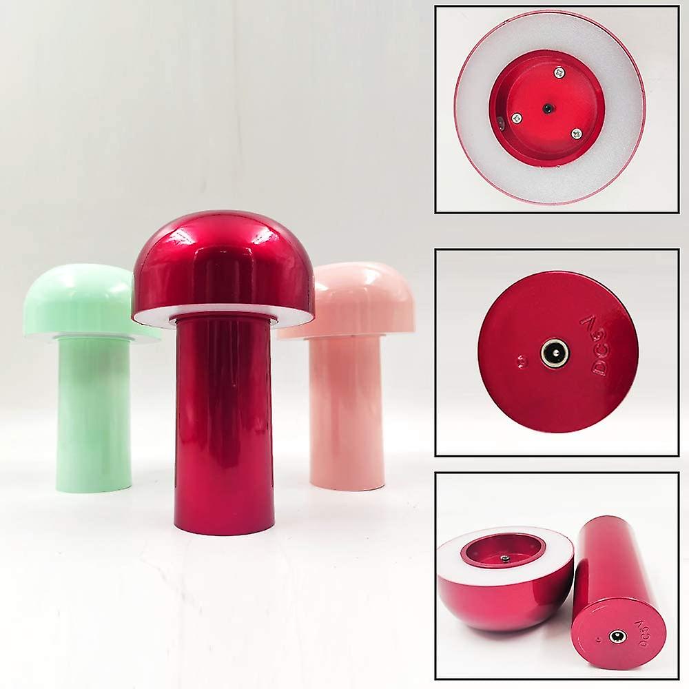 3w Mushroom Led Table Lamp(red)