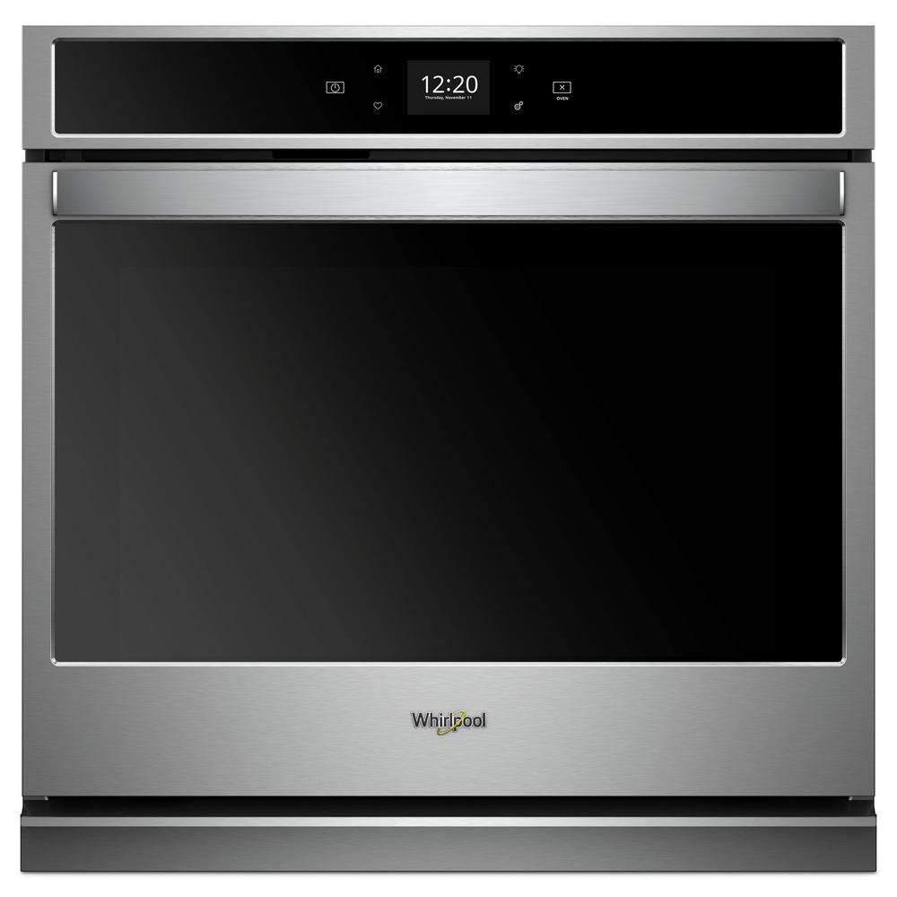 Whirlpool 30 in. Single Electric Wall Oven with Touchscreen in Stainless Steel WOS51EC0HS