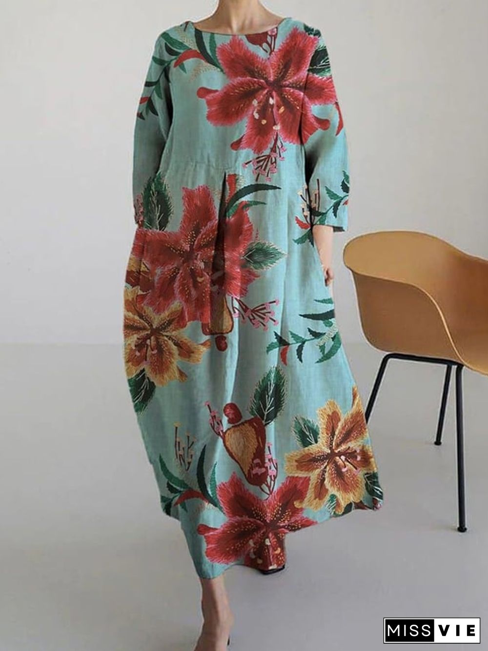 Women's Casual Printed Dress