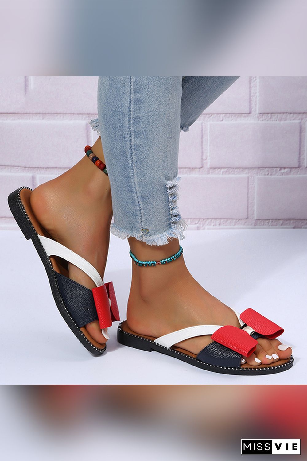 Summer Women Flip Flop Flat Sandals Wholesale