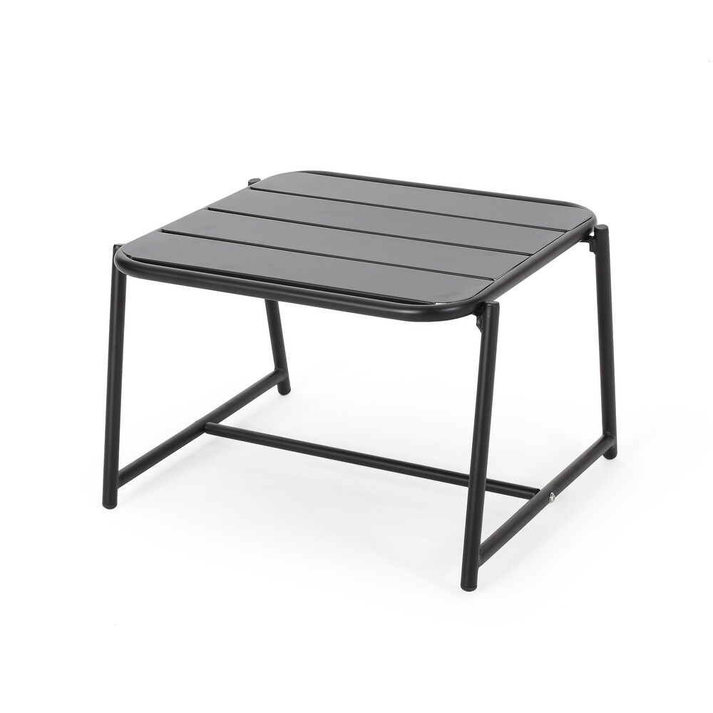 Cowan Iron Outdoor Side Table by Christopher Knight Home