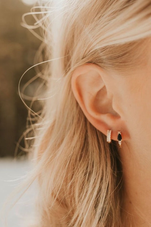 Ivy Diamond Hoops