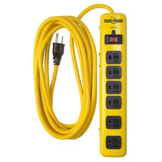 Yellow Jacket 15 ft. 6-Outlet 1440-Joule Surge Protector Power Strip 51380001