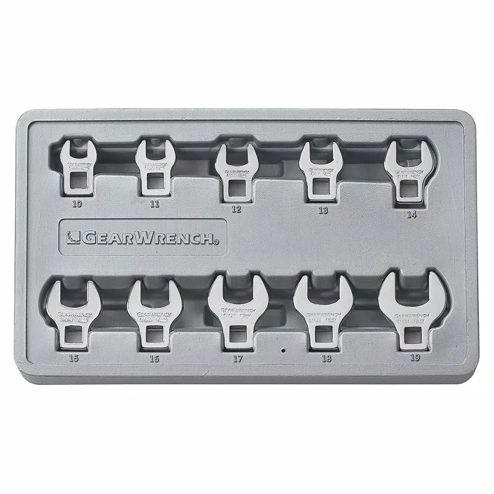 GEARWRENCH Metric Crowfoot Wrench Set (10-Piece) and#8211; XDC Depot