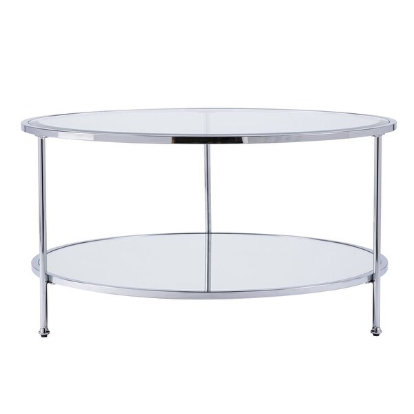 Rambix Glam Cocktail Table， Chrome