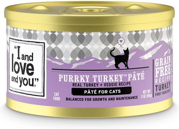 I and Love and You Purrky Turkey Pate Grain-Free Canned Cat Food