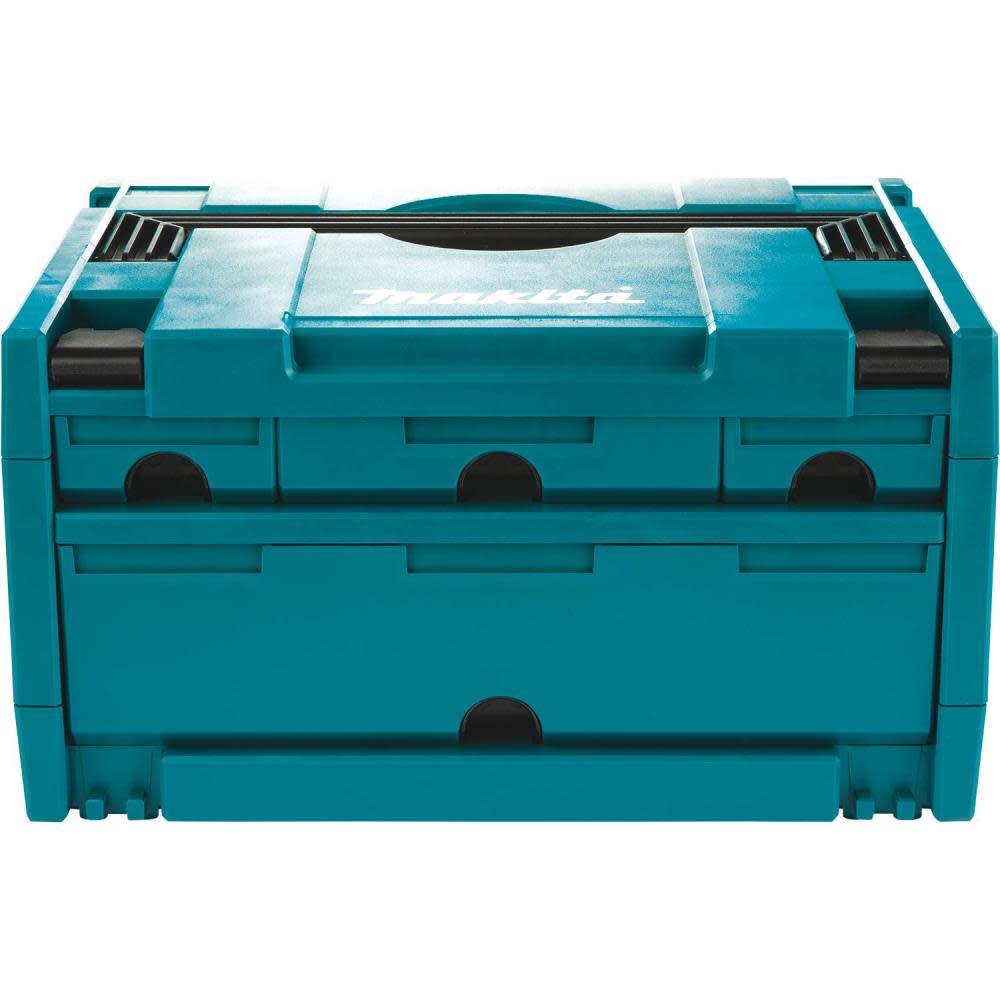 Makita MAKPAC 4 Drawer Interlocking Case 8 1/2 x 15 1/2 x 11 5/8 ;