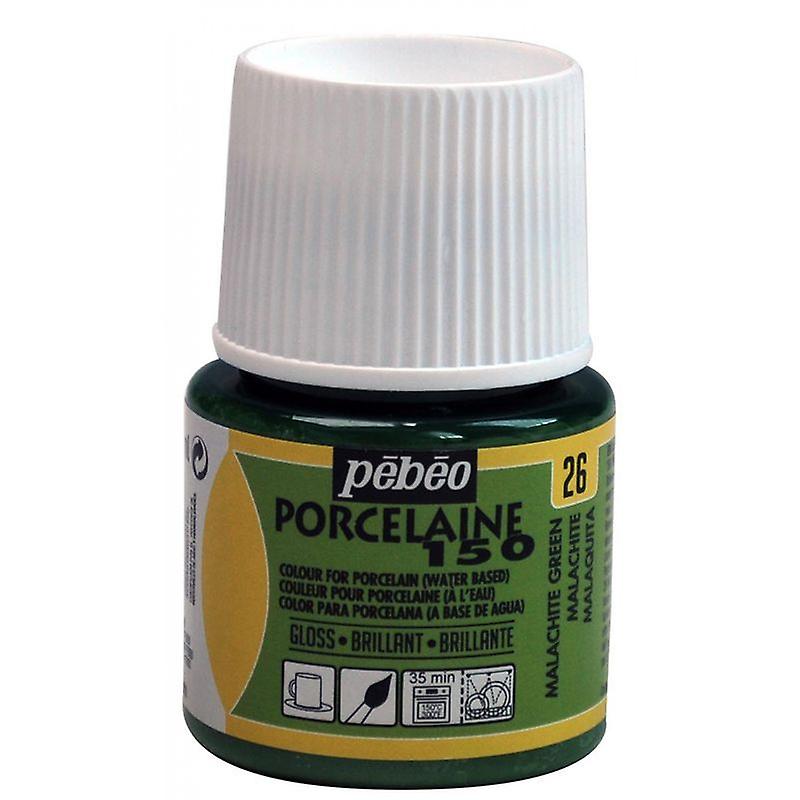 Waterbased porcelain gloss paint - Malachite - 45 ml