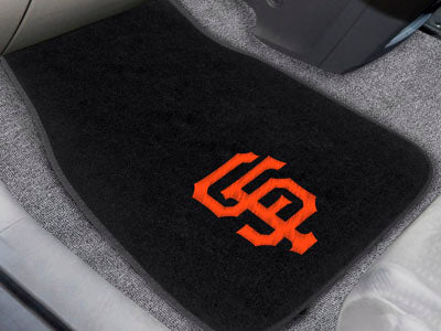 FANMATS 20576 MLB - San Francisco Giants Embroidered Car Mat ， Team Color， 17