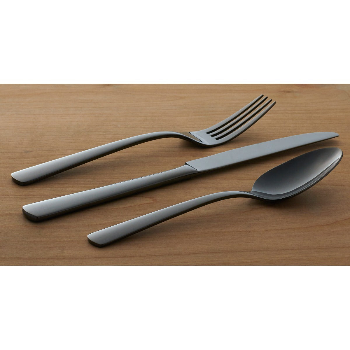 Aptitude 23 Piece Everyday Black Flatware Set