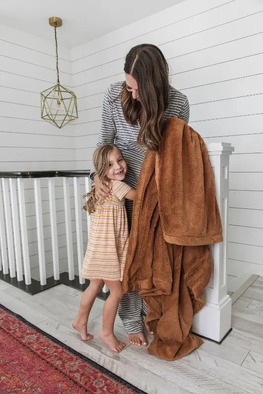 Camel Lush XL Throw Blanket