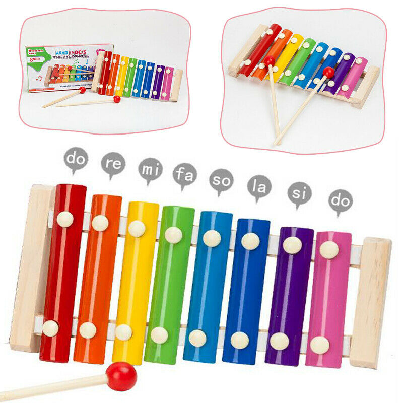 Toddler Kids Toys Children Musical Instruments Xylophone Educational Early Learning Wooden Toy