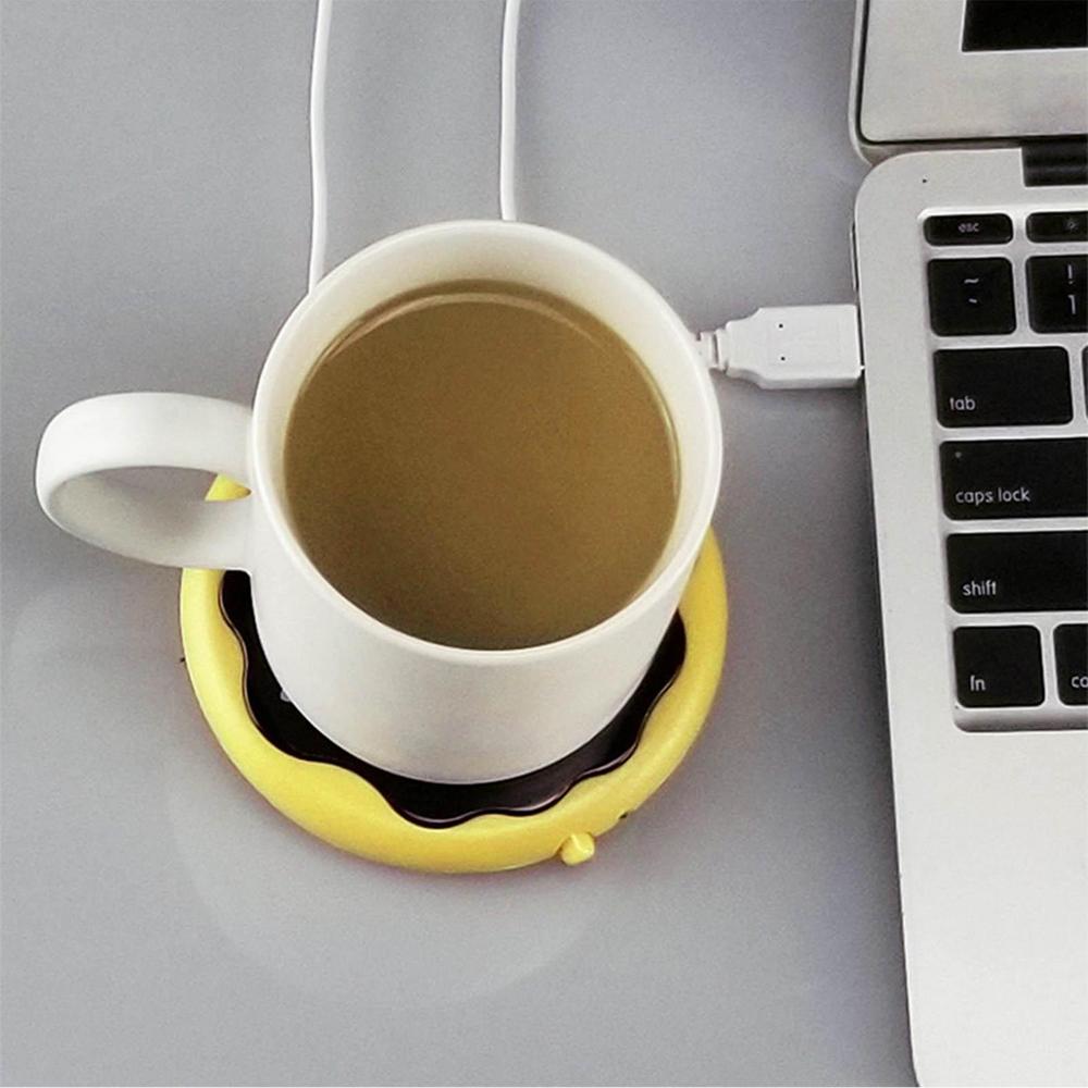 Tohuu Warmer Coaster Donut Mug Coaster Mug Warmer Cup Warmer For Home Office Desk Use Electric Beverage Warmer Constant Temperature Plate For Tea incredible