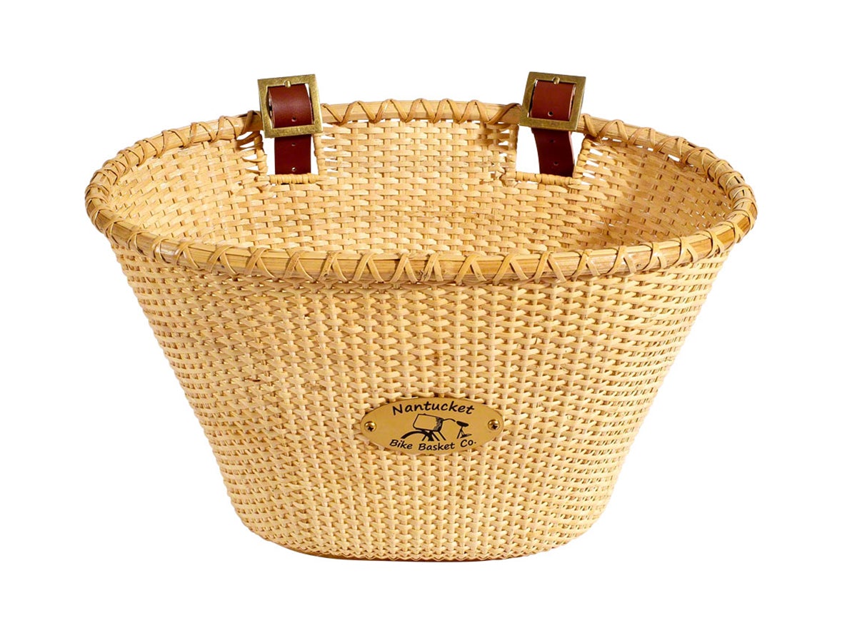 Nantucket Lightship Front Basket - Natural