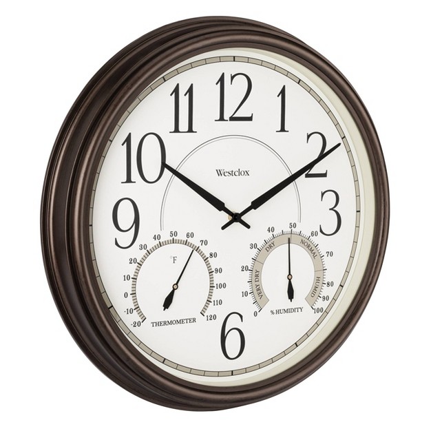 Indoor And Outdoor Wall Clock Westclox