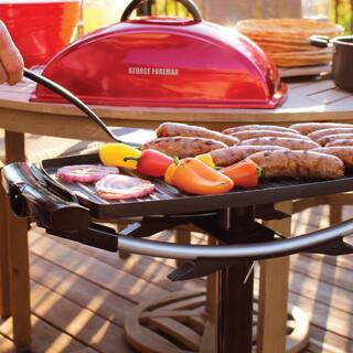 George Foreman IndoorOutdoor Grill Red GFO201R-T