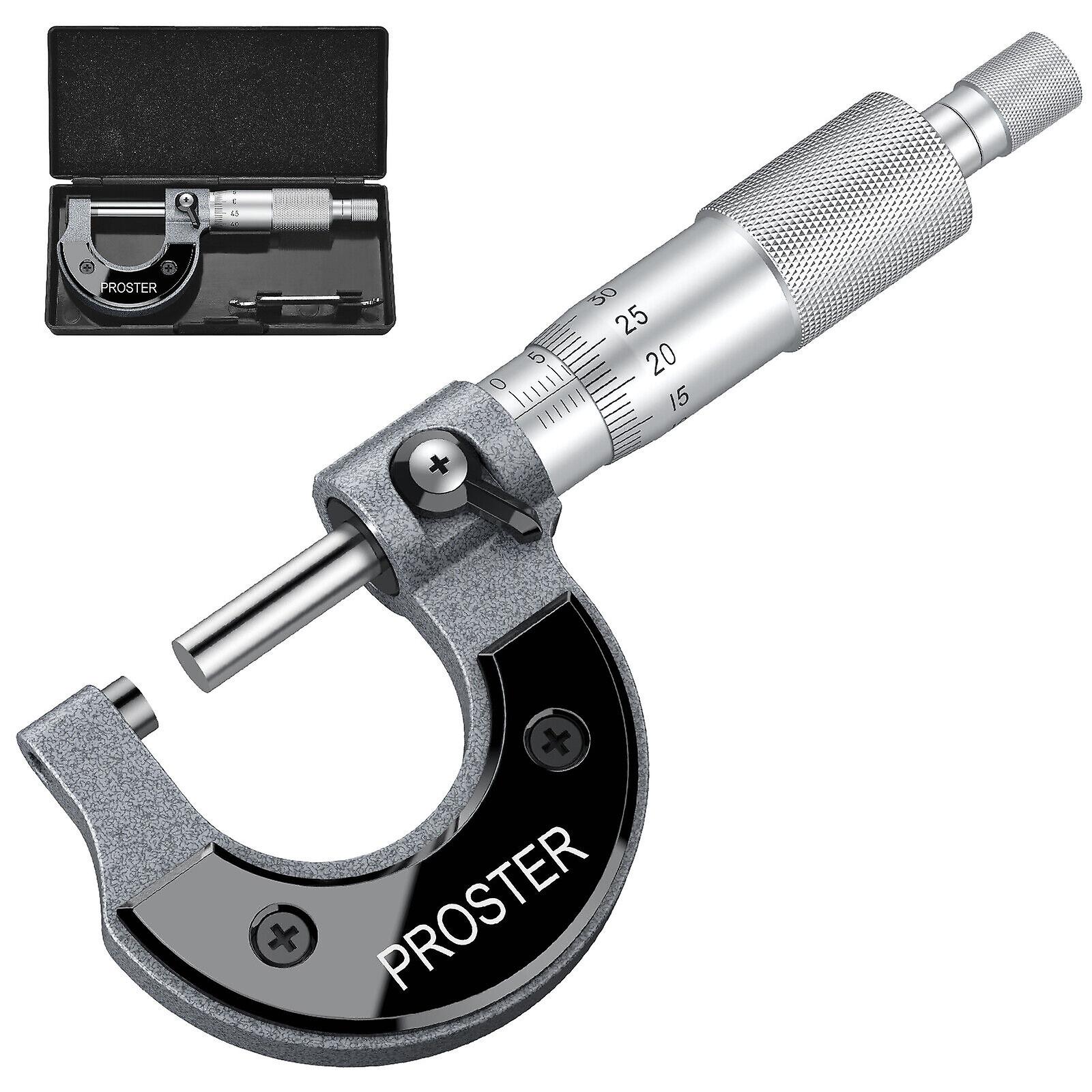 Proster Outside Micrometer 0-25mm 0.01