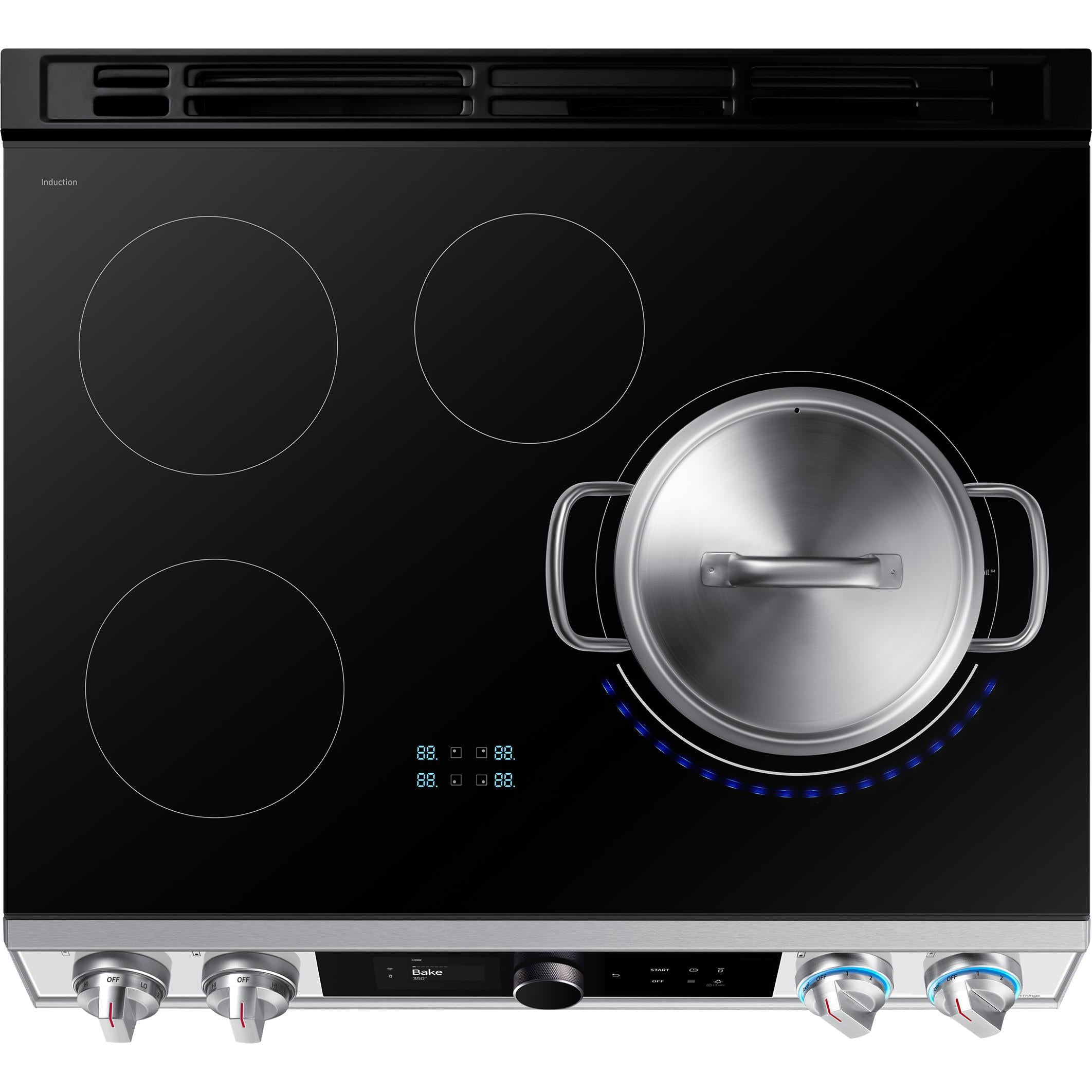  30-inch Slide-in Electric Induction Range with WI-FI Connect NE63BB891112AC