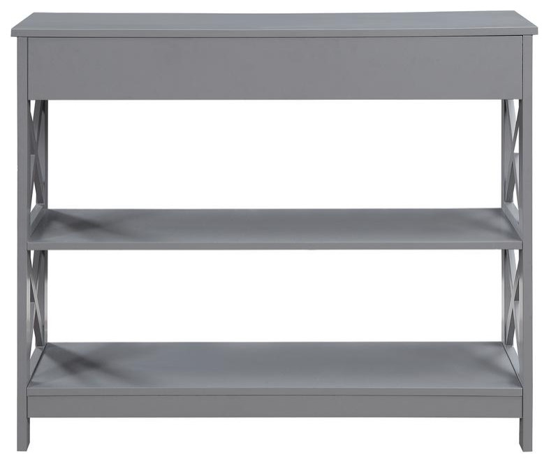 Oxford 1 Drawer Console Table   Transitional   Console Tables   by Homesquare  Houzz