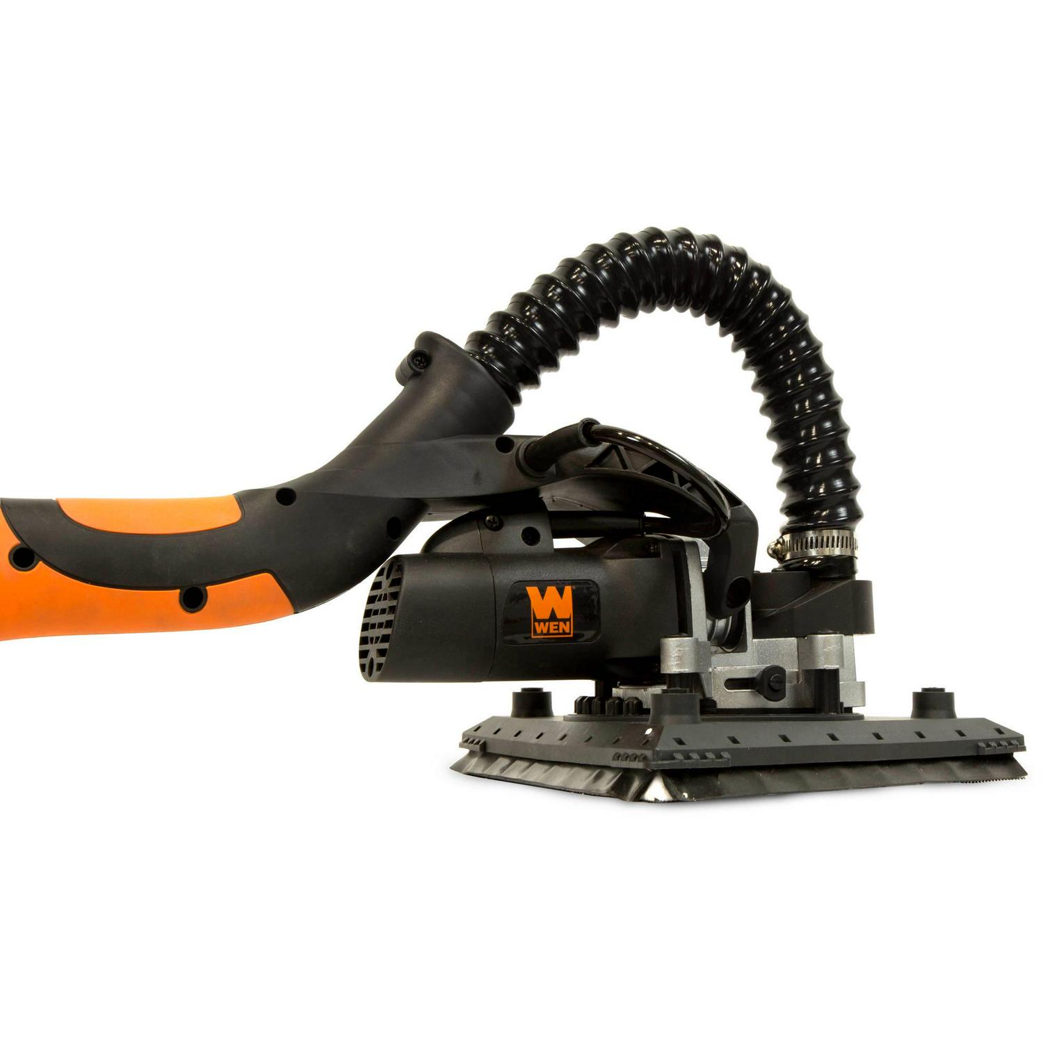 WEN Products Variable Speed 5-Amp Dual-Head Drywall Sander with 15-Foot Hose， Corded， 6377