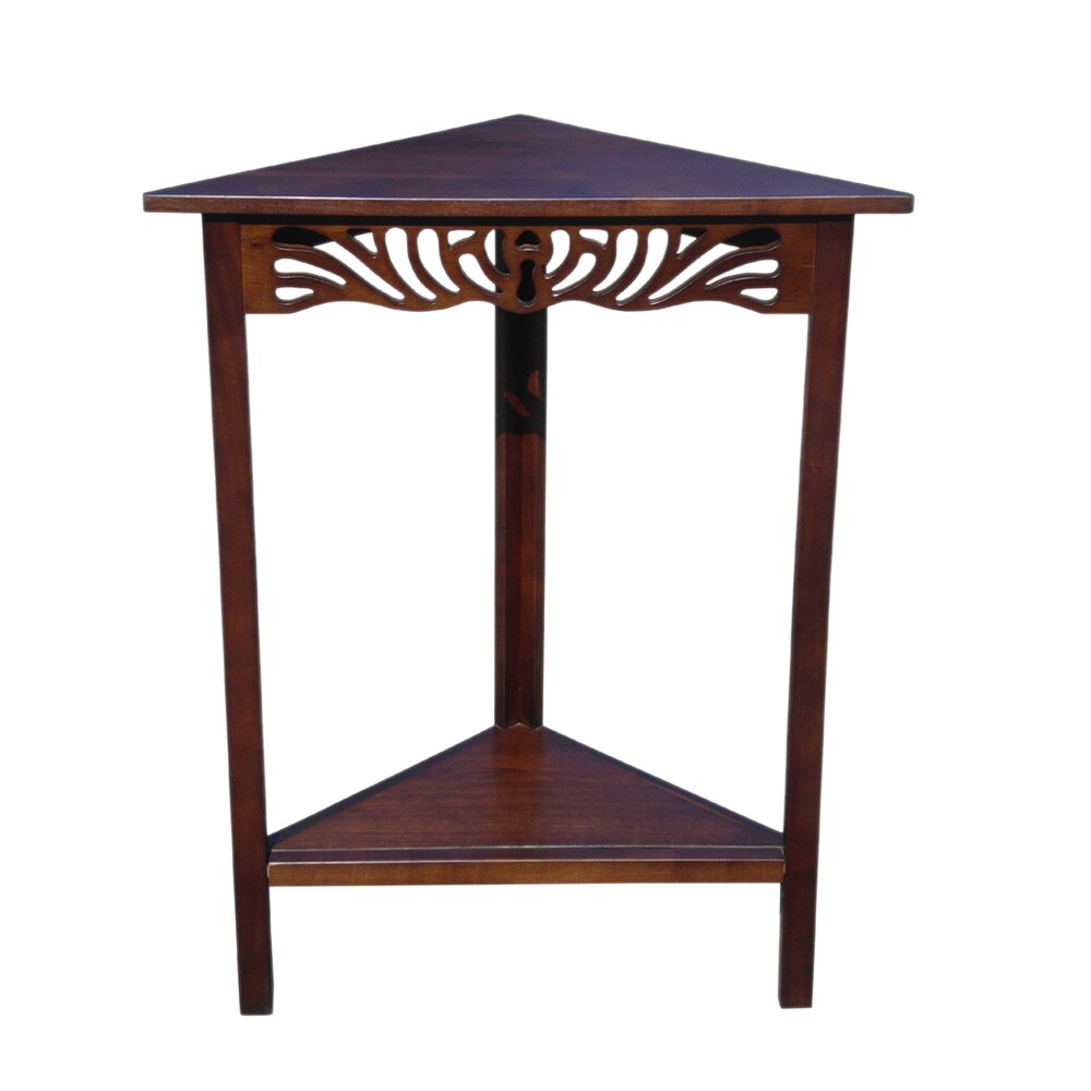 D-Art CollectionHome Winston Mahogany Corner Wall Table