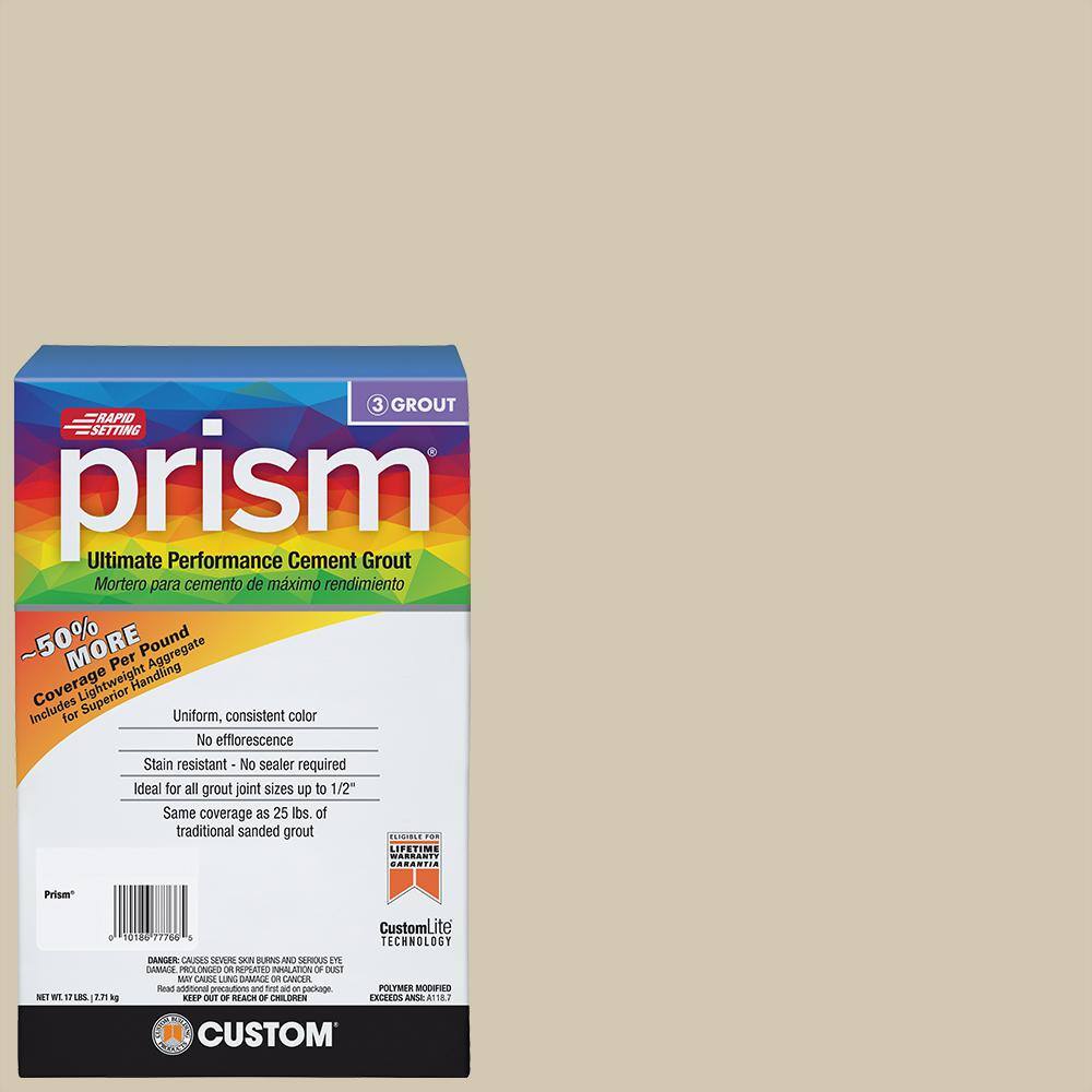 Custom Building Products Prism #382 Bone 17 lb. Ultimate Performance Grout PG38217T