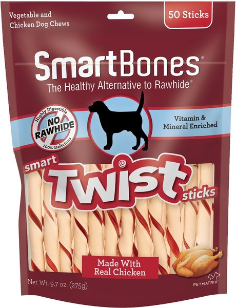 SmartBones Twist Sticks Chicken Flavor Dog Treats