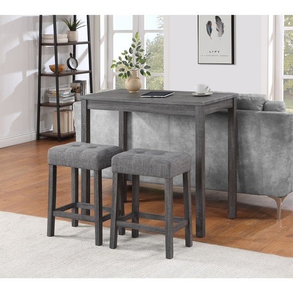 3 Piece Counter Height Table Set