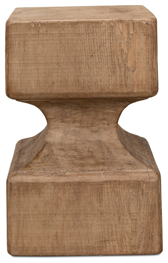 Beam End Stool   Traditional   Footstools And Ottomans   by Sideboards and Things  Houzz