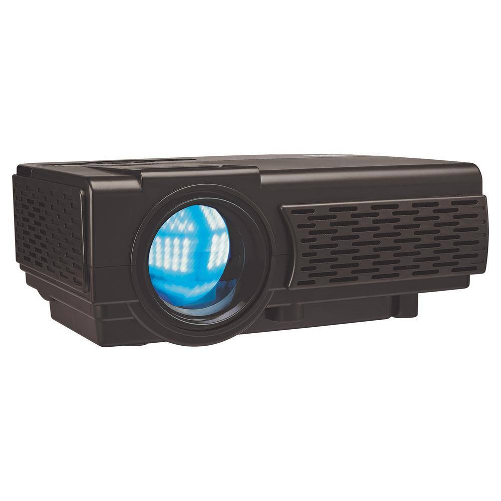 RCA 800 x 480 LCD Home Theater Projector with Bluetooth and 33 Lumens RPJ107-BLACK